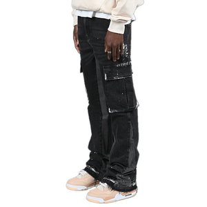 Men's Lightweight Cargo <b>Pants</b> Breathable Cotton Blend Multi Pocket Utility Trousers Casual <b>Work</b> Outdoor Travel and Daily Wear - Product Image 3