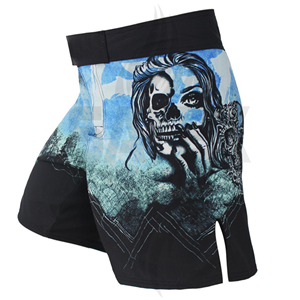 Ropa Deportiva Elástica de Alta Calidad, Shorts de Boxeo MMA, Ropa de Artes Marciales al por Mayor, Marca Personalizada Unisex, Frente 100% Poliéster, MOQ Bajo - Product Image 3