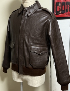 Chaqueta de Cuero Hecha a Medida Más Vendida al por Mayor, Chaqueta de Cuero de Invierno para Hombre, Chaqueta de Piloto Aviador, Chaqueta de Cuero Genuino para Hombre - Product Image 5