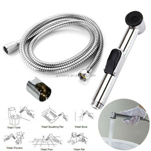 High Quality Hot Sale Chrome <strong>Bidet</strong> <strong>Sprayer</strong> Toilet Jet Spray Shattaf Hand Held <strong>Bidet</strong> Spray with Shut off - Product Image 6
