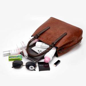 Bolsos Tote de Cuero Genuino de Alta Calidad para Mujer, con Cierre Abierto y con Cremallera - Product Image 5