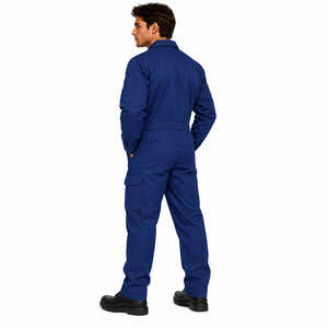 High Quality <b>Men</b> Coverall Heavy Duty Boilersuit Protective Workwear <b>Jumpsuit</b> Solid Color Custom <b>Mens</b> Industrial Workwear Suit - Product Image 4