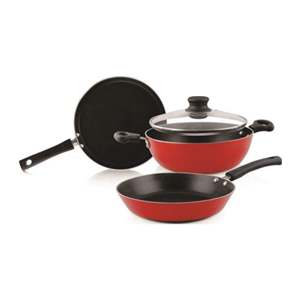 4 PCS Strato Premium JAGDAMBA CUTLERY LIMITED Kitchen Essentials <b>Cookware</b> <b>Set</b> 3kg - Product Image 4