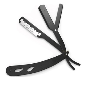 Navaja de Afeitar Profesional para Barbería, Cuchilla de Acero Inoxidable para Afeitar el Cabello, Cejas y Barba, Plegable - Product Image 2