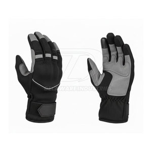 ถุงมือมอเตอร์ไซค์แบบผ้าสำหรับมืออาชีพ ผลิตจากวัสดุที่ทนทาน พร้อมการยึดเกาะที่ดีขึ้นเพื่อการขับขี่ที่ปลอดภัยบนทางหลวงและในเมือง - Product Image 3