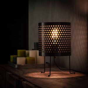 Decorative Modern Fabric Eco-Friendly Metal <b>Table</b> Lamp Knob Switch Dimmable LED USB Powered Eye-Caring Night Light Bedroom - Product Image 2