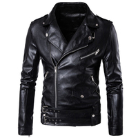 Veste en cuir véritable pour homme, coque en coton, fermeture éclair, doublure en coton, coupe-vent, respirante, style motard, meilleur prix