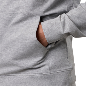 Custom <b>Men</b> Winter Solid <b>Grey</b> Streetwear Oversized Front Pocket Hoodie Heavyweight Fleece Pullover Blank <b>Sweatshirt</b> Casual Loose - Product Image 5