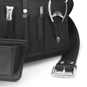 Sistema de Cinturón de Cuero de Alta Calidad con Bolsillo para Pedicura |   Organizador de Cuero Vacuno Genuino |   Diseño de 4 bolsillos - Product Image 4