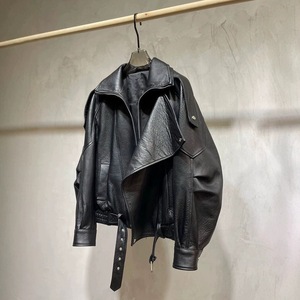 Chaqueta de Motociclista de Cuero Genuino Color Borgoña, Manga Larga, Cierre de Cremallera, Cuello Alto, Estilo Biker para Mujer, Ropa de Otoño - Product Image 4