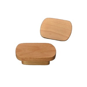 Perillas de Madera Natural Pulida para Gabinetes, Perillas de Puerta Decorativas para el Hogar, Diseño Moderno Hecho a Mano al por Mayor - Product Image 3