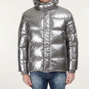 Mens Polyester Puffer Jacket Custom Winter <b>Waterproof</b> Padded <b>Coat</b> <b>Warm</b> Outdoor Outerwear Wholesale OEM Factory - Product Image 4