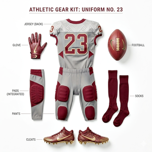 Top Selling Sports Clothings with Premium Quality Stuff American Football Athletic Gear Kit Sustainable Sports Wear at Wholesale - Product Image 1