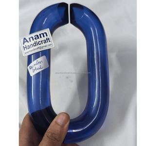 Adornos de Pared de Cadena Acrílica Modernos Personalizados, Hechos a Mano, Decoración Colgante de Resina Moderna para el Hogar, Listos para el Festival Diwali - Product Image 1