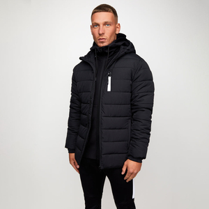 Chaqueta de Plumón Personalizada para Hombre, Diseño de Alta Gama, Invierno, Chaqueta Acolchada Gruesa de Poliéster con Capucha - Product Image 1