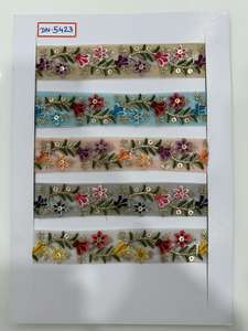 Dentelle en coton brodée de qualité supérieure, fabriquée à partir de fils de coton doux et durables. - Product Image 3