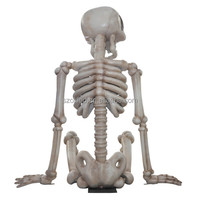 Squelette 4M The Dark Rider Oeuf Banc Lapin De Pâques Citrouille Coq Table Halloween Arche Bougie Grande Décoration En Fibre De Verre