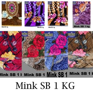 Luxury 1 KG Soft Warm Winter Polyester Mink Raschel Single <b>Bed</b> Blanket for Home or Hotel Use - Product Image 5
