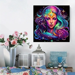 Handmade Mười Hai Chòm Sao 5D Phim Hoạt Hình Kim Cương Loạt Tranh Thân Thiện Với Môi Tự Làm Tường Nghệ Thuật Với Màu Sắc Tươi Sáng Và Các Chi Tiết Tốt - Product Image 2