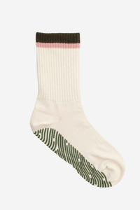 Calcetines de Algodón con Diseño de Bordado Personalizado, Antideslizantes en Ambas Direcciones, para Mujer, Calcetines de Pilates para Yoga - Product Image 4