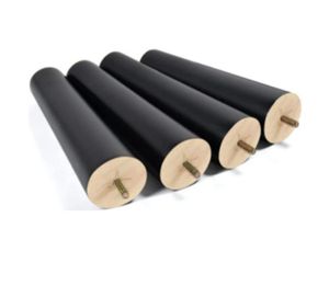 Natural Wood Round <b>Sofa</b> <b>Legs</b> Solid Wood Furniture Feet <b>for</b> Cabinet Dresser Replacement Round Wooden Furniture <b>Legs</b> - Product Image 3
