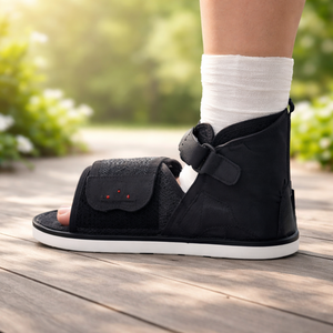 Orthopedic <b>Medical</b> Cast Shoe for Foot Fracture Recovery | Adjustable Walking <b>Boot</b> Post Surgery Foot Support Protective Brace - Product Image 2