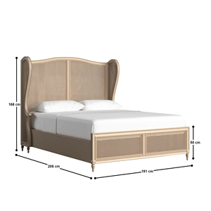 Wholesale Modern Luxury Particle <b>Board</b> <b>Panel</b> Platform <b>Bed</b> Solid Mahogany Wood Carved Convertible Full Size Durable Strong - Product Image 6
