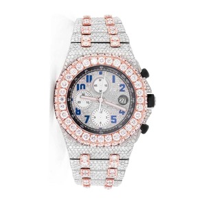 Nouvelle montre pour homme de luxe tendance, mouvement à quartz, cristal saphir, acier inoxydable, vintage, fabriquée à la main, cadran de 41 mm, date automatique - Product Image 4