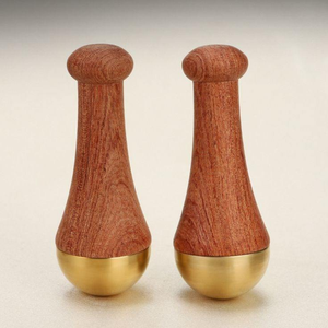 Mejor Masajeador Facial de Bambú Ayurvédico Kansa de Lujo Hecho a Mano - Herramienta Facial Marrón de Tamaño Personalizado - Product Image 1