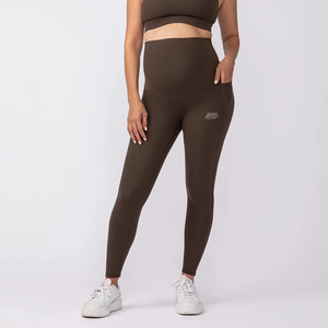 Leggings de Maternidad Premium, Pantalones de Yoga para Embarazo, Cintura Alta, Sin Costuras, Elásticos, Transpirables, Cómodos, con Soporte para el Vientre - Product Image 3