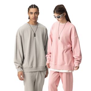 Sweatshirts personnalisés pour hommes Vente en gros en vrac Sweatshirts à col ras du cou Taille et étiquetage personnalisés Sweatshirts en coton personnalisés pour hommes - Product Image 3