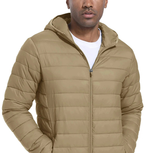 Hot Selling Custom Printed Men <b>Padded</b> Bubble Jacket Warm Winter Puffer <b>Coat</b> Outdoor Men Winter Jacket Manufacturer - Product Image 1
