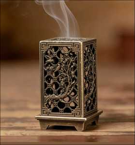 Luxury Gold Metal Ceramic Bakhoor Burner Arabic <b>Incense</b> Burner Home Decor <b>Incense</b> <b>Holder</b> - Product Image 6