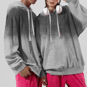 Sweat-shirt à capuche Urban Street délavé à l'acide, en coton épais personnalisé, finition vintage, vêtement de mode pour impression - Product Image 5