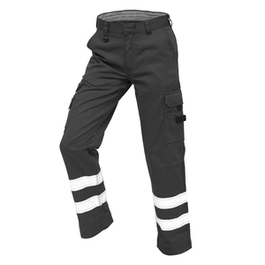 Men's <b>Black</b> Workwear <b>Pants</b> Midweight <b>Corduroy</b> Eco-Friendly Waterproof Breathable Anti-Pilling Anti-static Casual Straight Fit - Product Image 1