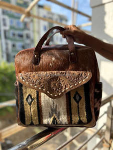 Nuevas y elegantes mochilas de cuero de piel de vaca con herramientas reales a mano, mochilas de cuero talladas con estilo, mochilas de estilo occidental - Product Image 3