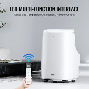 Ventilador deshumidificador portátil 12k BTU 3 en 1 AC, aire acondicionado versátil y móvil, modelo D0100HACAUG - Product Image 3