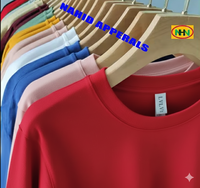 Nouveauté : T-shirts pour hommes en coton 100% tricoté de haute qualité, grammage lourd, col rond, personnalisables, avec option grandes tailles, en provenance du Bangladesh
