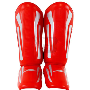Gants de boxe en PU avec logo personnalisé OEM, protège-tibias élastiques pour enfants et adultes, pour usage sportif - Product Image 4