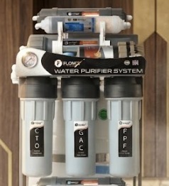 Water Purifier Systems With Five Stage <b>RO</b> Membrane Filtration And Multi Cartridge <b>Filters</b> On Luxury Kitchen Countertop - Product Image 2