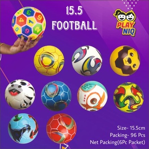 Mini Balón de Fútbol de 15.5 cm, Ligero, con Unión Térmica, para Entrenamiento en Interiores para Niños, Diseño Colorido - Product Image 1