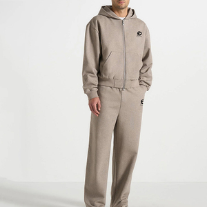 Survêtements zippés surdimensionnés pour hommes, personnalisables, de haute qualité, les plus vendus - Product Image 1