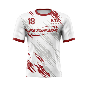 Camiseta de Fútbol Personalizada para Hombre, 100% Poliéster, Transpirable, de Secado Rápido, con Sublimación, OEM, ODM, Marca Privada - Product Image 3