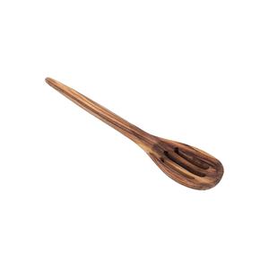 Nouveauté Cuillère de cuisine fendue en bois d'acacia de qualité supérieure, ustensile de cuisine durable pour remuer les aliments, dernier outil de cuisine - Product Image 1