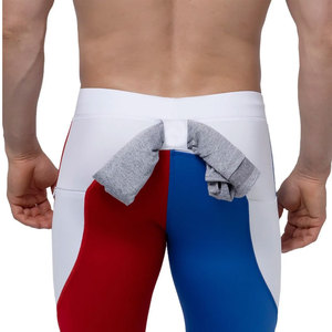 Leggings Deportivos Estampados para Hombre, Leggings de Gimnasio, Leggings de Compresión Hechos a Medida con Bolsillo, Leggings Atléticos para Hombre - Product Image 3