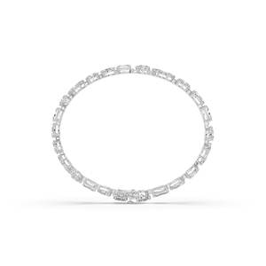 12.00 Carat Lab Grown Diamond 14K/10K <b>Gold</b> Plated Brilliant Cut IGI Certified Women's Engagement Wedding Special Bracelet - Product Image 2