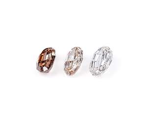 3 CT Champagne Diamond, <b>Step</b> Cut Oval Diamond, Lab Grown Diamond, Fancy Color Lab Diamond, Brown Color Diamond For Jewelry - Product Image 4