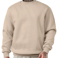 Sudadera Personalizada con Cuello Redondo Unisex, de Algodón y Felpa para Invierno, OEM ODM, Marca Privada, Ropa Casual Urbana, Antiarrugas y Transpirable