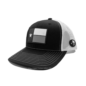 Gorras Trucker con Parche de Goma con Logotipo Multicolor, Gorras de Malla con Parte Trasera de Algodón y Poliéster para Hombre, Ropa de Trabajo, Fábrica de Vietnam - Product Image 3