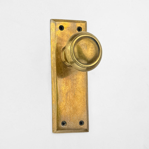 Regency Unlacquered <b>Brass</b> Dummy <b>Door</b> <b>Knob</b> <b>Antique</b> Style Decorative Non Turning Handle Classic Architectural Hardware - Product Image 5